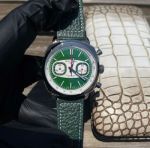 Breitling Top Time 44mm Japan Imported Movement Black/Green Face Watch